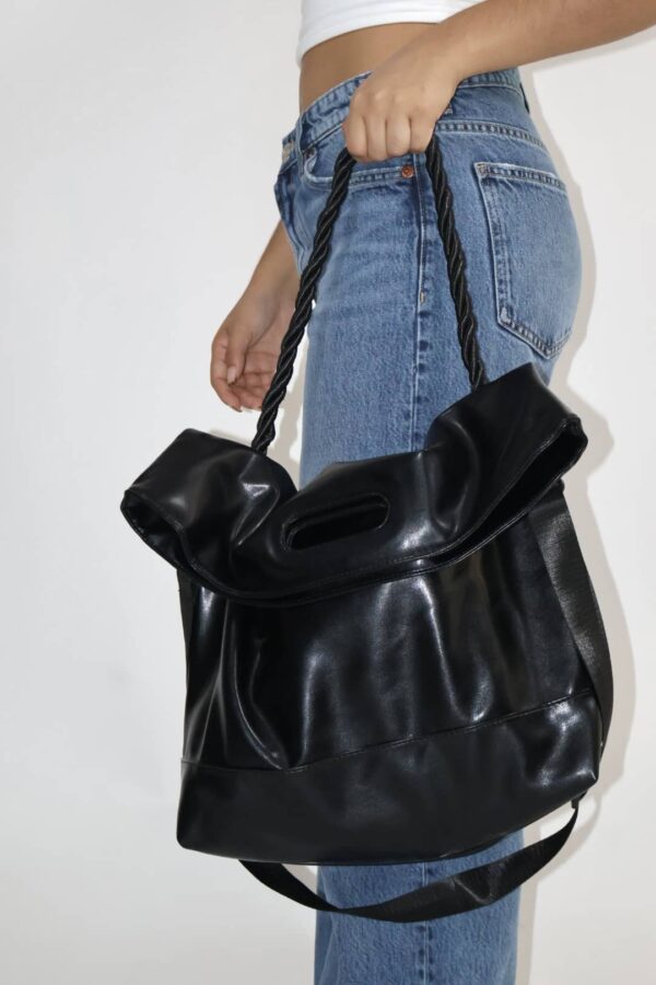 bolso amplio negro