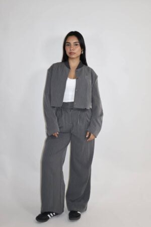 new york chamarra gris